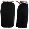 Inez Knee Skirt - Black