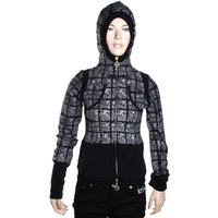 Jay Girls Zip Hoody - Black