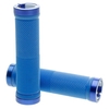 Kraton Scooter Handlebar Grips - Blue/Blue Alloy Rings