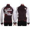 La Familia Girls Zip Crew - Dark Cocoa