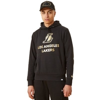 LA Lakers Black and Gold Metallic Logo Hoody
