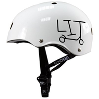 Lifer LIT Helmet - White Gloss
