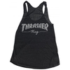 Magazine Racerback Girls Vest - Black