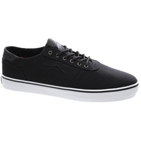 Manchester Lean Black Canvas Shoe