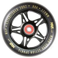 MFX Fuse 120mm Scooter Wheels - Black/Gold
