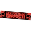 MGP Banner - Are you Madd Enough - Red - 130cm x 30cm