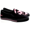 Misfits Face-off Slip on Black/Pink Shoe