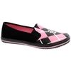 Misfits Fiend Argyle Slip on Black/Pink Shoe