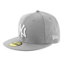 MLB Basic NY Yankees New Era Cap - Grey/White