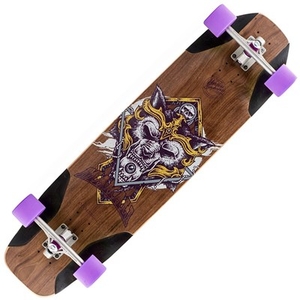 MV6000 Voodoo Makali Single Kick Complete Longboard - Purple