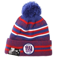 NFL Sideline Bobble Knit 2019 Home Game Beanie - New York Giants