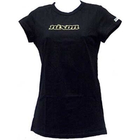 Nixon Capped Girls S/S Tee - Black