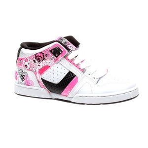 NYC 83 Mid Girls White/Pink/Black-BB Shoe