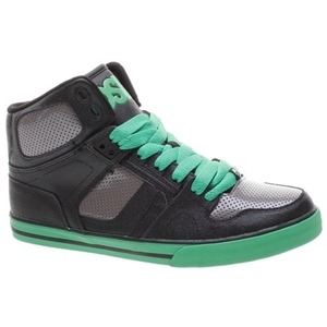 NYC 83 VLC Kids Black/Gun/Green Shoe