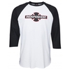 O.G.B.C. 3/4 Sleeve Baseball T-Shirt - Black/White