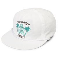 Pair-O-Dice Snapback Cap - White