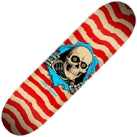 Peralta Ripper 244 8.5inch Skateboard Deck - Natural/Red