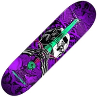 Peralta Skull & Sword 191 7.5inch Skateboard Deck - Purple