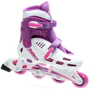 Phantom White/Lilac Kids Recreational Inline Skates