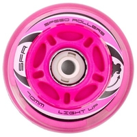 Pink Inline Light Up Wheels,  64,  70,  72mm