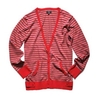 Posed Red Cardigan