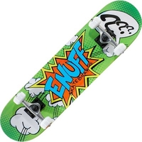 Pow II Green Mini 7.25inch Complete Skateboard
