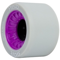 Presto 59mm/97a Roller Skate Wheels- Grey/Purple
