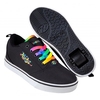Pro 20 Black/Rainbow Cursive Kids Heely Shoe