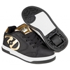 Propel 2.0 Black Ballistic/Gold Chrome Kids Heely Shoe
