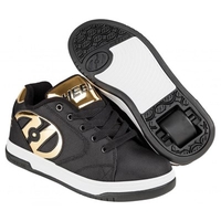 Propel 2.0 Black Ballistic/Gold Chrome Kids Heely Shoe