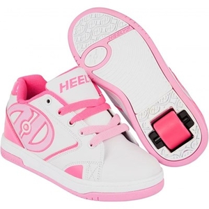 Propel 2.0 White/Hot Pink/Light Pink Kids Heely Shoe