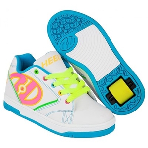 Propel 2.0 White/Neon Multi Kids Heely Shoe