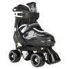 Pulse Black/White Quad Roller Skates
