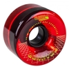 Quantum 62 - 62mm/80a Roller Skate Wheels - Clear Red