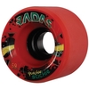 Quickie Stickie 59mm/93a Roller Skate Wheels- Red