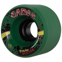Quickie Stickie 59mm/95a Roller Skate Wheels- Green