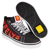 Racer Mid 20 Black/White/Red/Yellow Flame Kids Heely Shoe