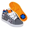 Racer Mid 20 Grey/White/Black Camo Kids Heely Shoe
