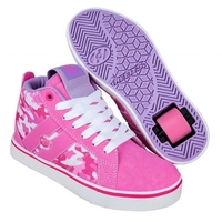 Racer Mid 20 Pink/Hot Pink/White Camo Kids Heely Shoe