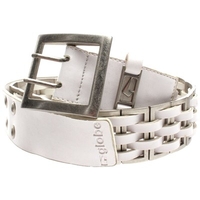 Reactor Leather Belt - White
