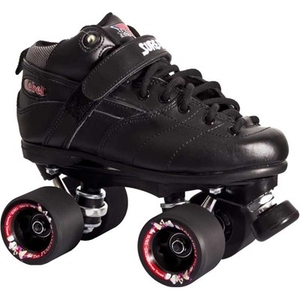 Rebel Derby Black Quad Roller Skates