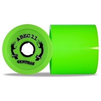 Reflex Centrax 83mm/80A Longboard Wheels - Lime