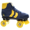 Retro Blue/Yellow Kids Quad Roller Skates