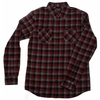Robertson L/S Flannel Shirt - Burgundy