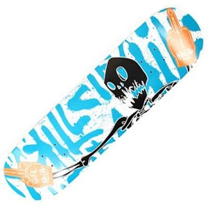 Rookies White Skateboard Deck