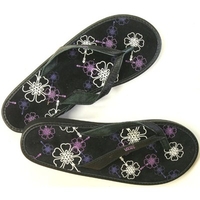 Santa Rosa Wedge Black/Grapeade Womens Sandals