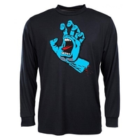 Screaming Hand L/S T-Shirt - Black