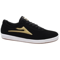 Sheffield XLK Black/Gold Suede Shoe