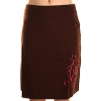 Snap Skirt - Brown