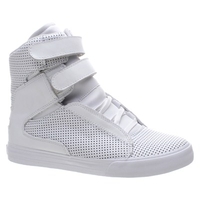 Society White Perf Shoe